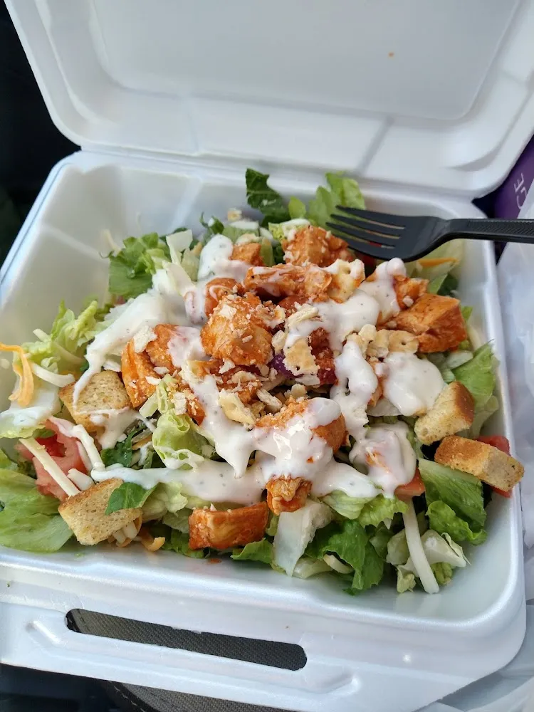 Buffalo Grilled Chicken Salad