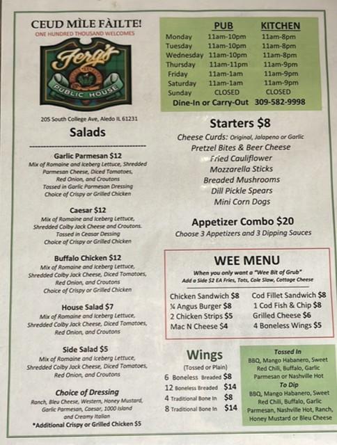 Ferg's Public House To-Go